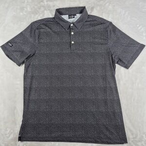 Sunday Swagger Polo Shirt Men's XL Black Performance Golf Stretch Active Comfort